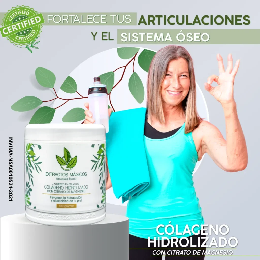 Colágeno hidrolizado con citrato de magnesio