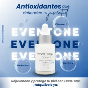 Eventone Suero Facial: hidratación y firmeza natural para tu piel