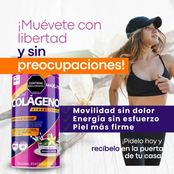 Maxlite_5_5_11zon MaxLite Colágeno Hidrolizado - Piel Firme, Articulaciones Fuertes y Cabello Sano